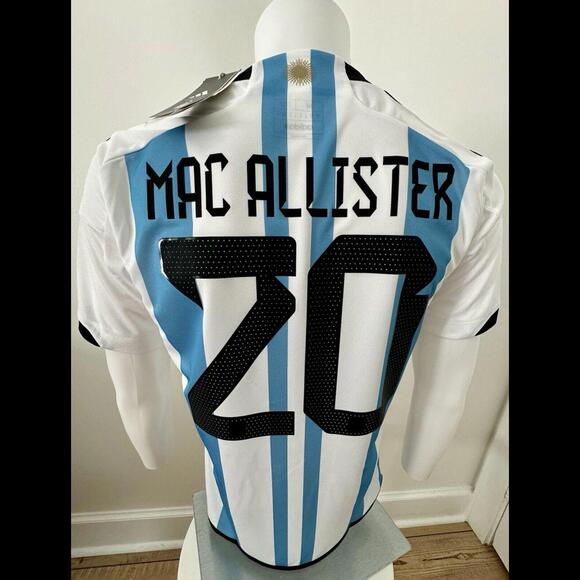 2022 Adidas World Cup 3 STAR Arg Mac Allister XS Authentic